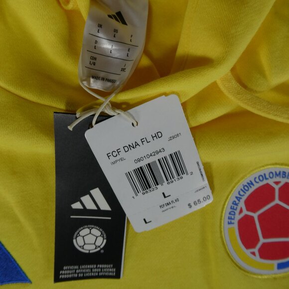 Adidas Unisex Hoodie JZ9061 Size L - Picture 5 of 10